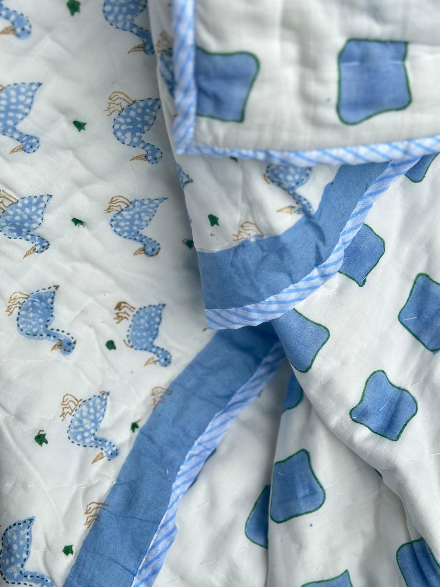 Duck's Kids Reversible Muslin Quilt