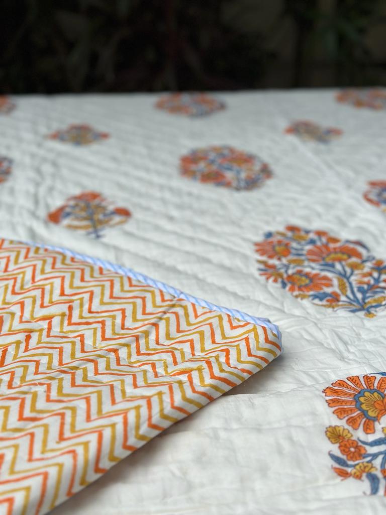 Reversible muslin quilt