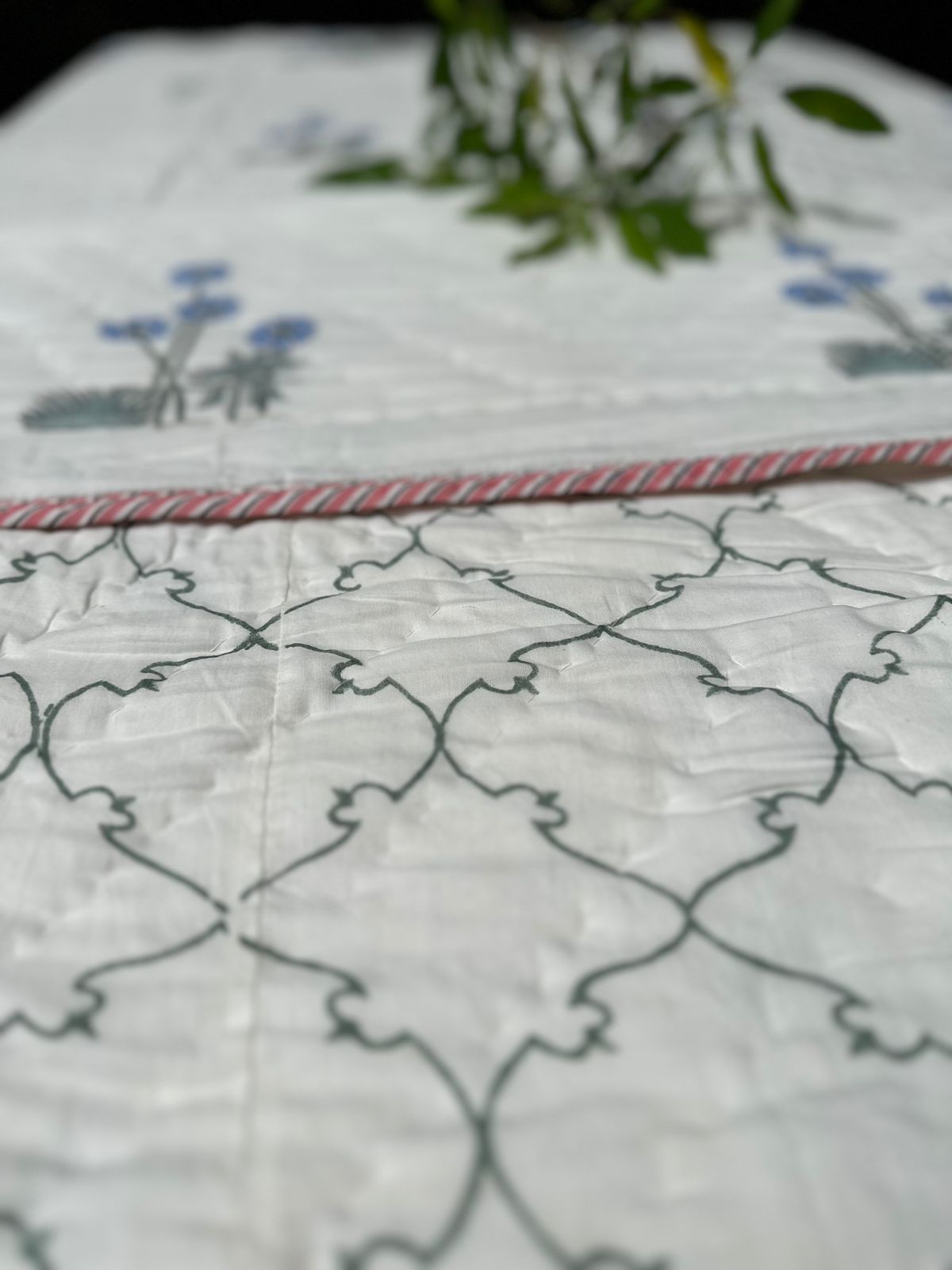 Reversible muslin quilt