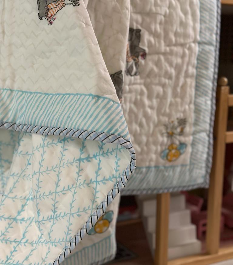 Baby Reversible Muslin Quilt