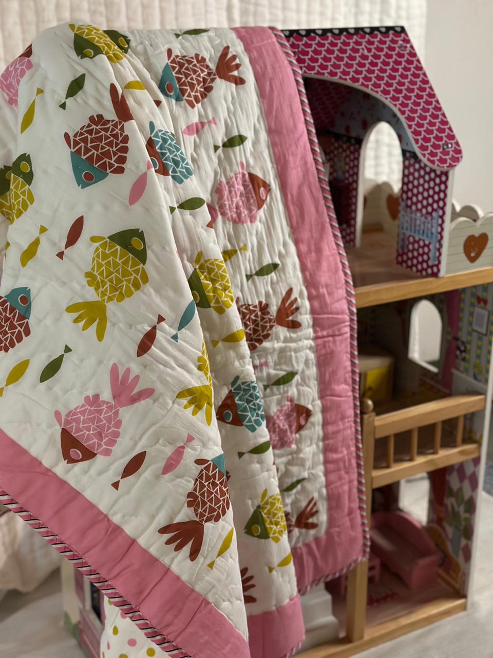 Baby Reversible Muslin Quilt