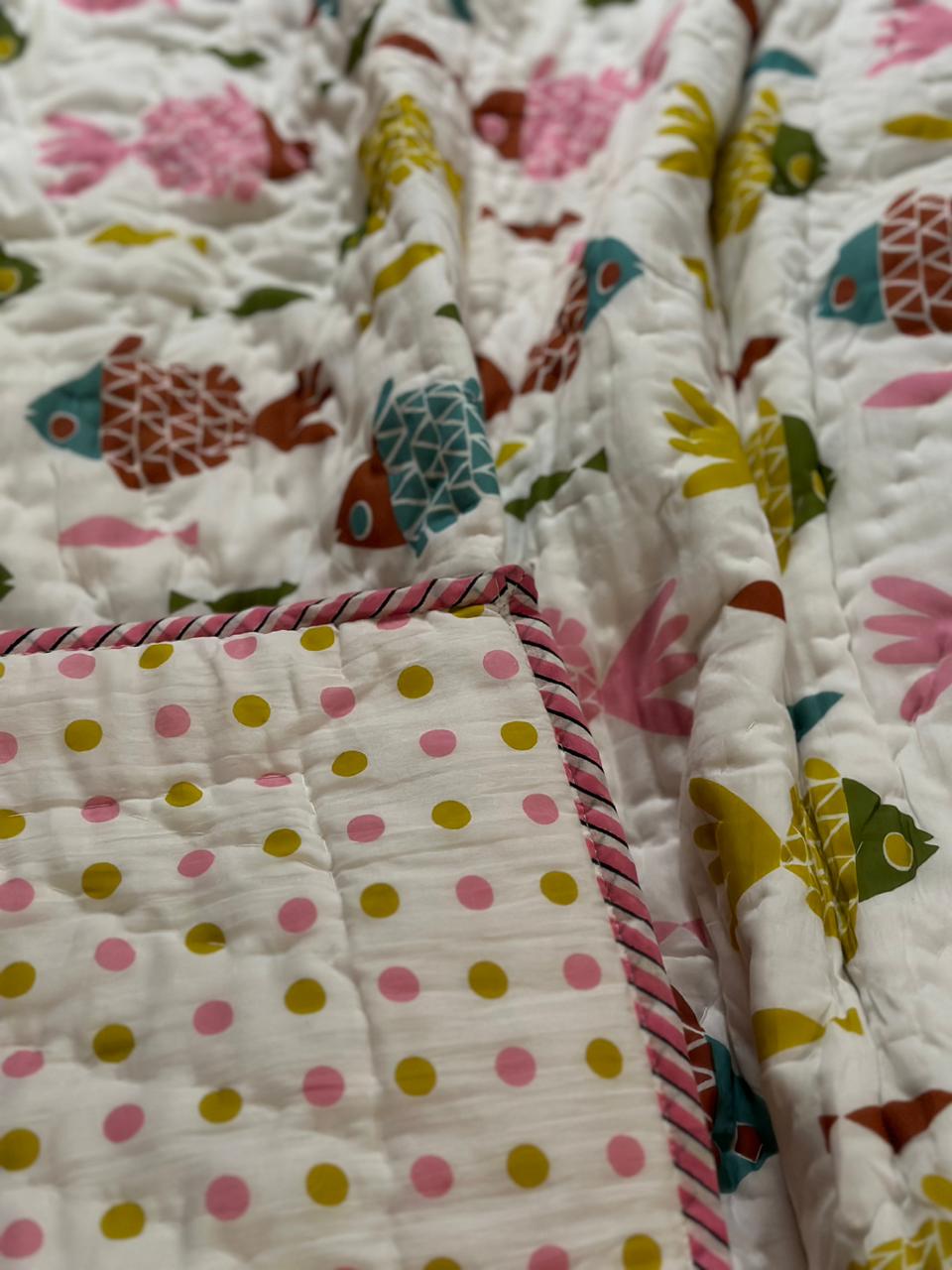 Baby Reversible Muslin Quilt