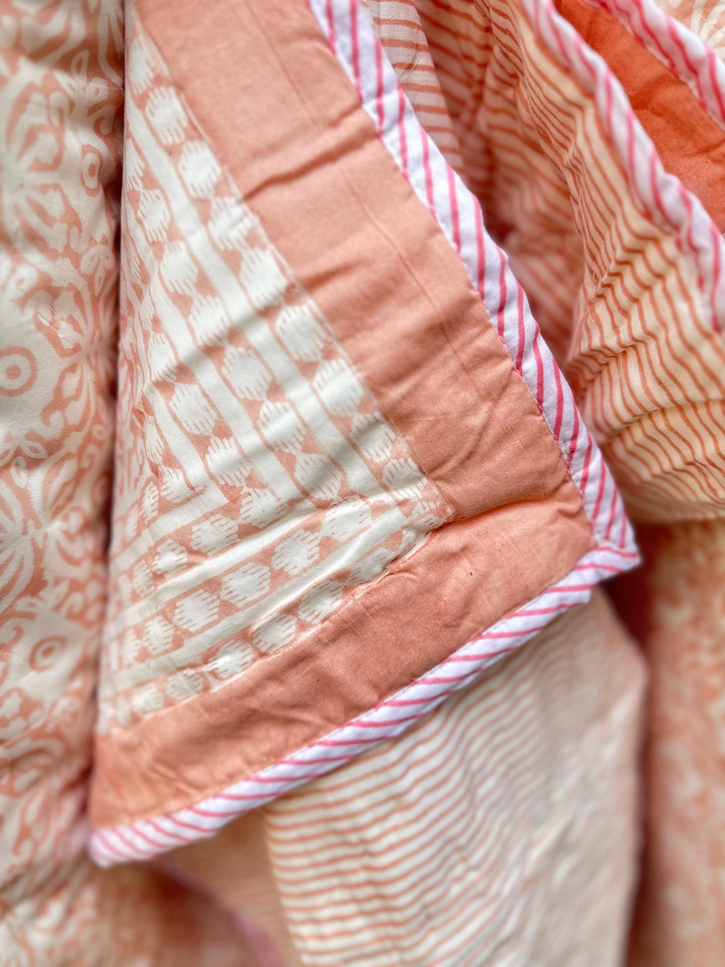 Reversible muslin quilt