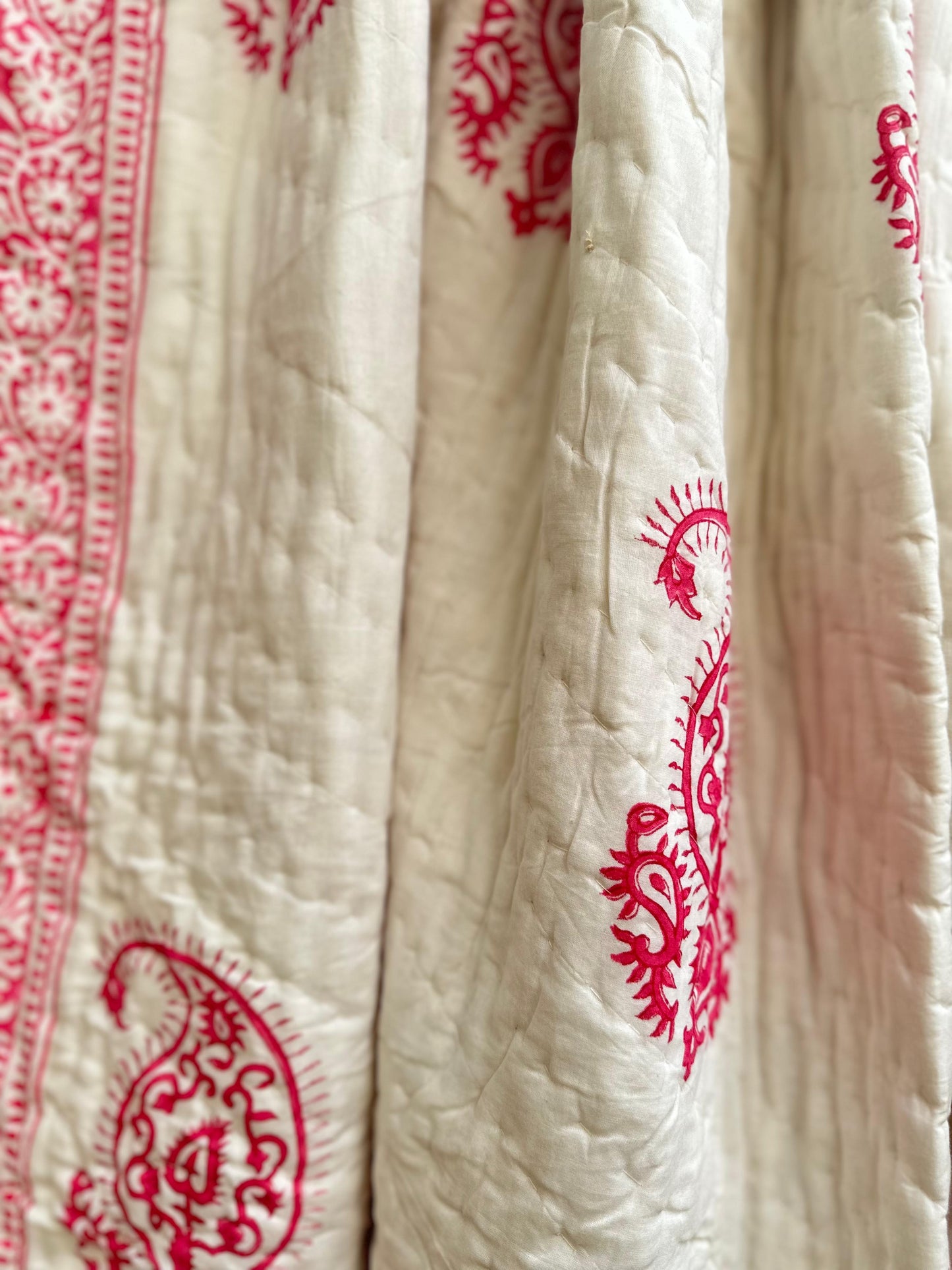 Reversible muslin quilt