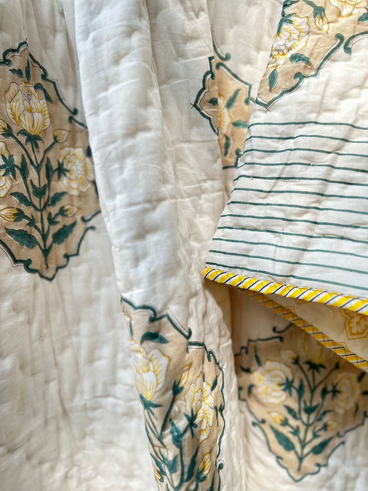 Reversible muslin quilt