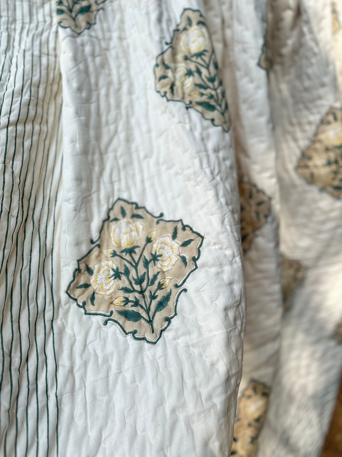 Reversible muslin quilt