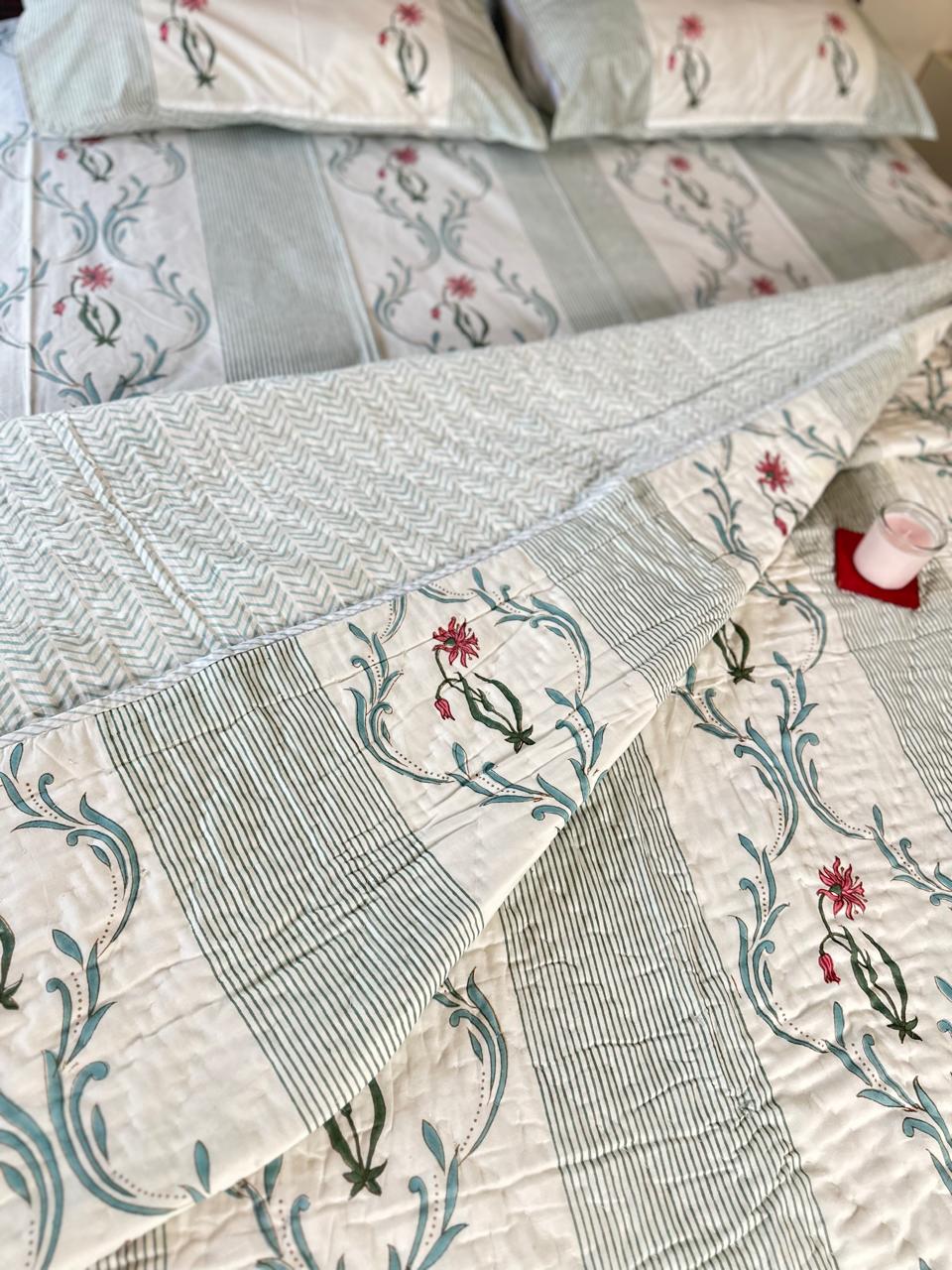 Reversible muslin quilt