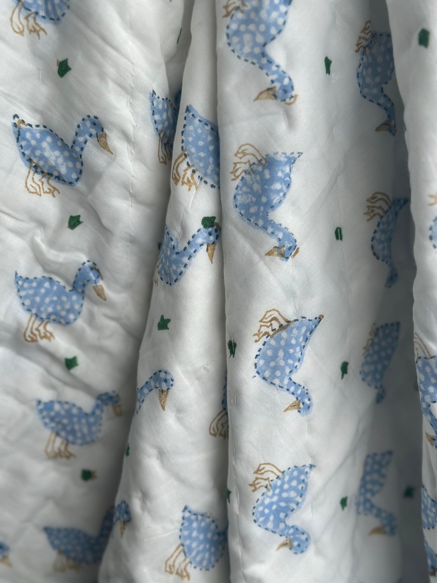 Duck's Kids Reversible Muslin Quilt