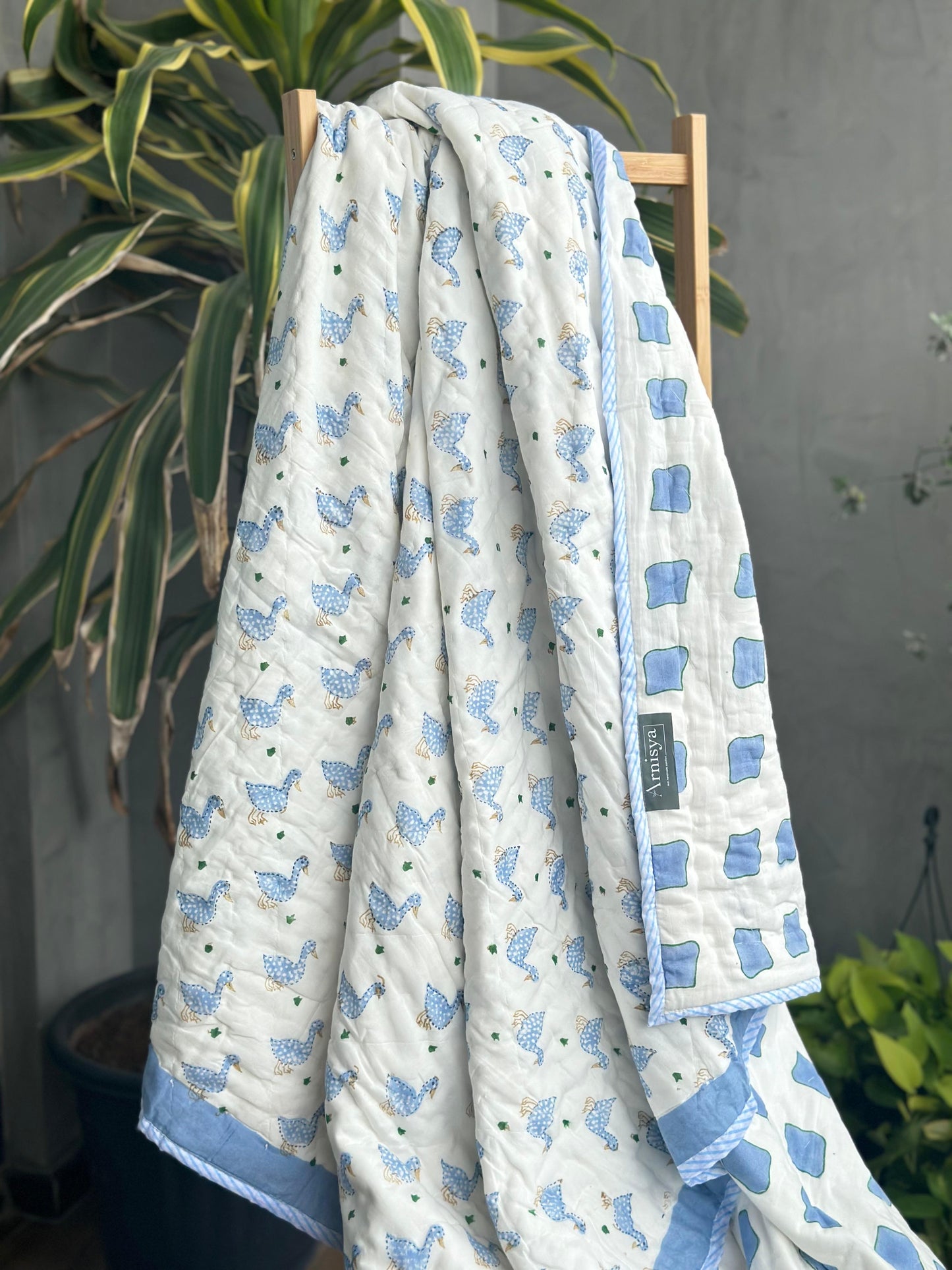 Duck's Kids Reversible Muslin Quilt