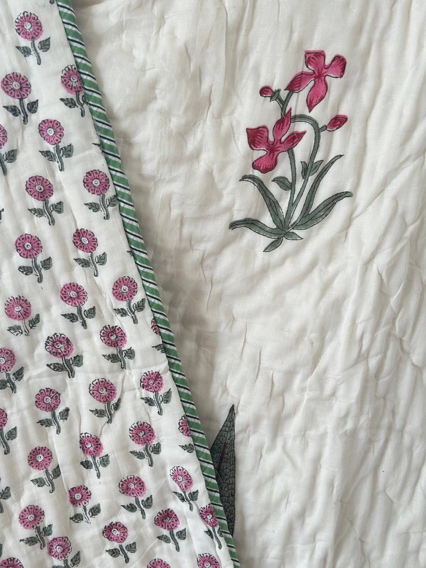 Reversible muslin quilt