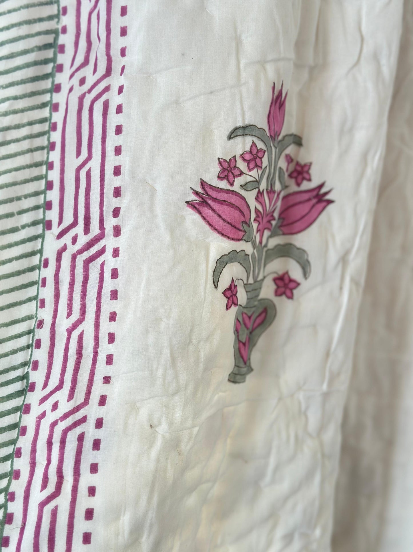 Reversible muslin quilt