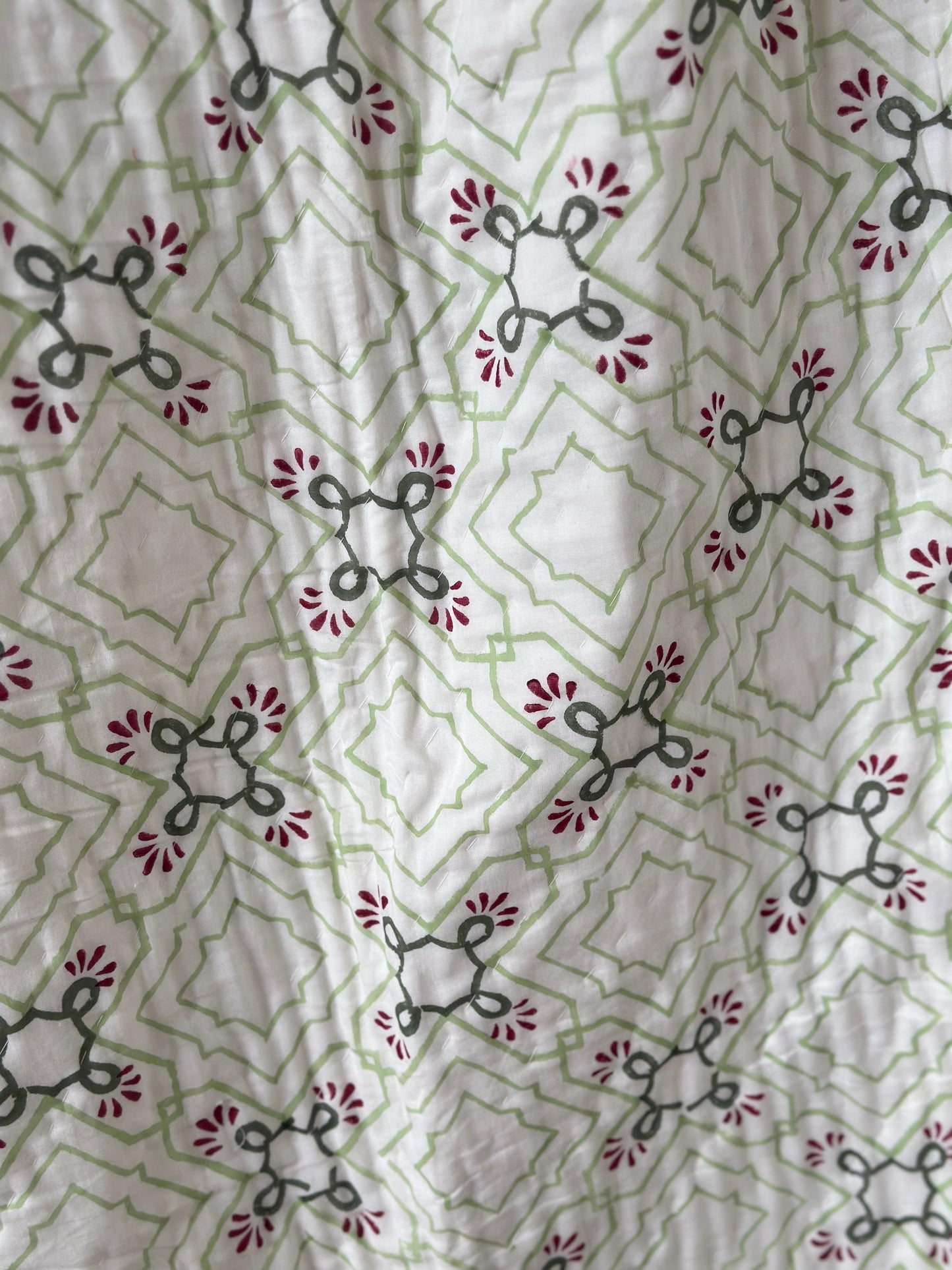 Reversible muslin quilt