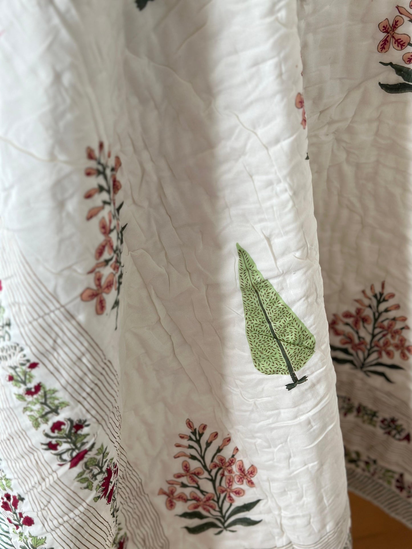 Reversible muslin quilt