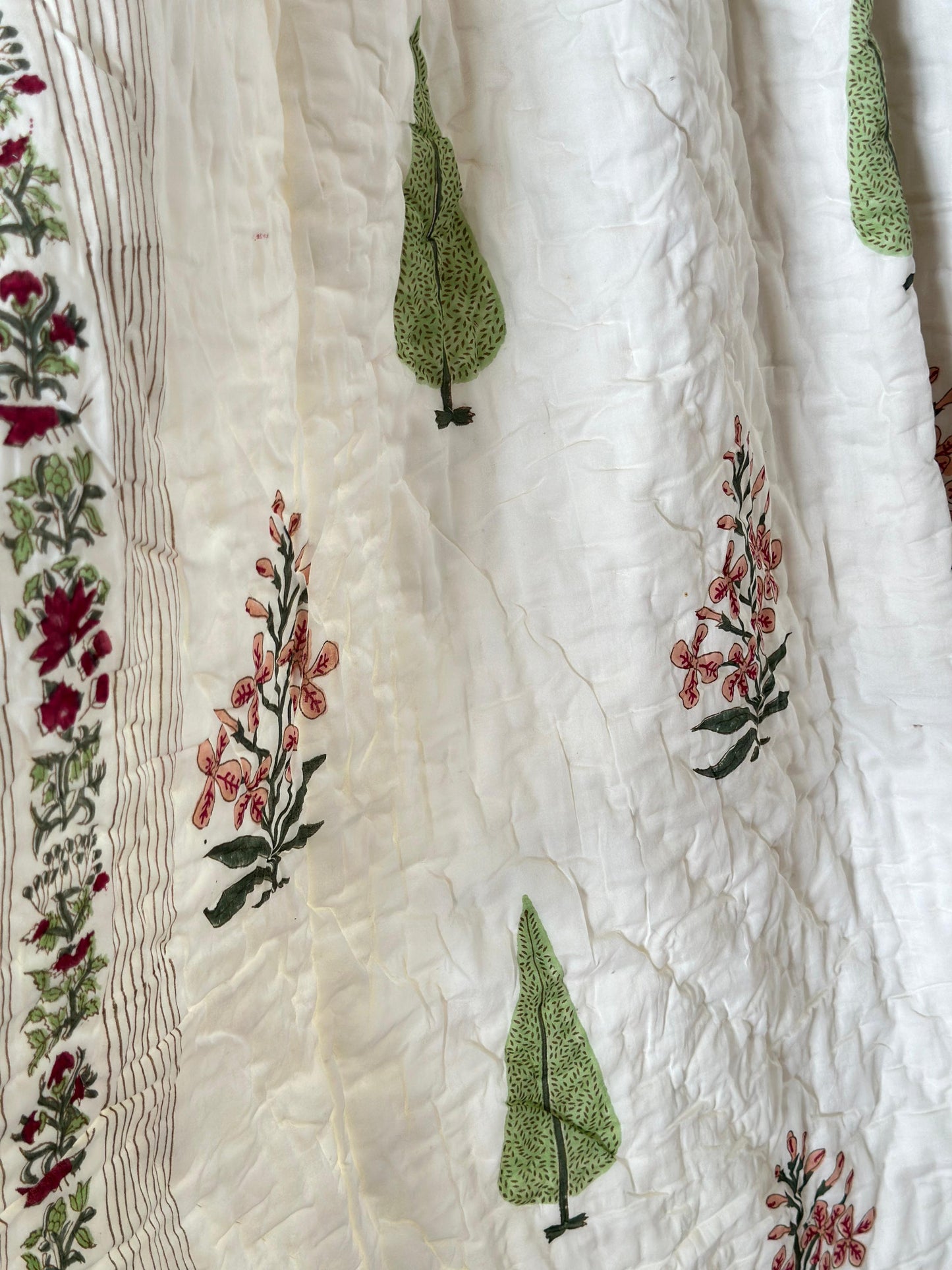 Reversible muslin quilt