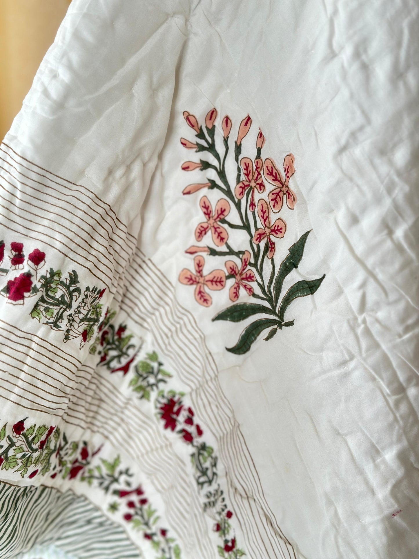 Reversible muslin quilt