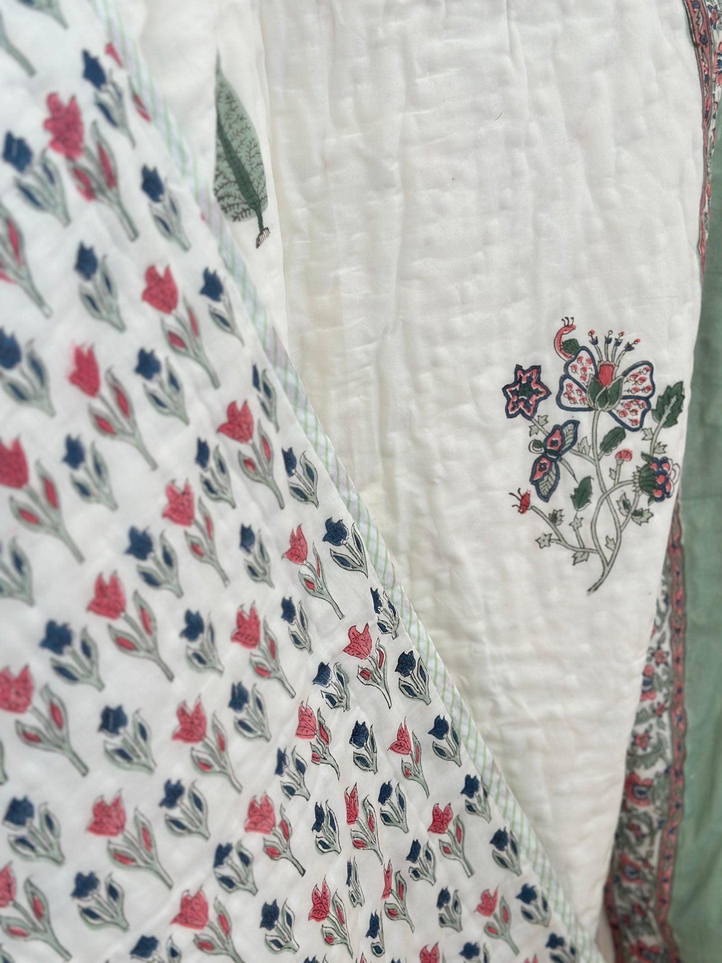 Reversible muslin quilt