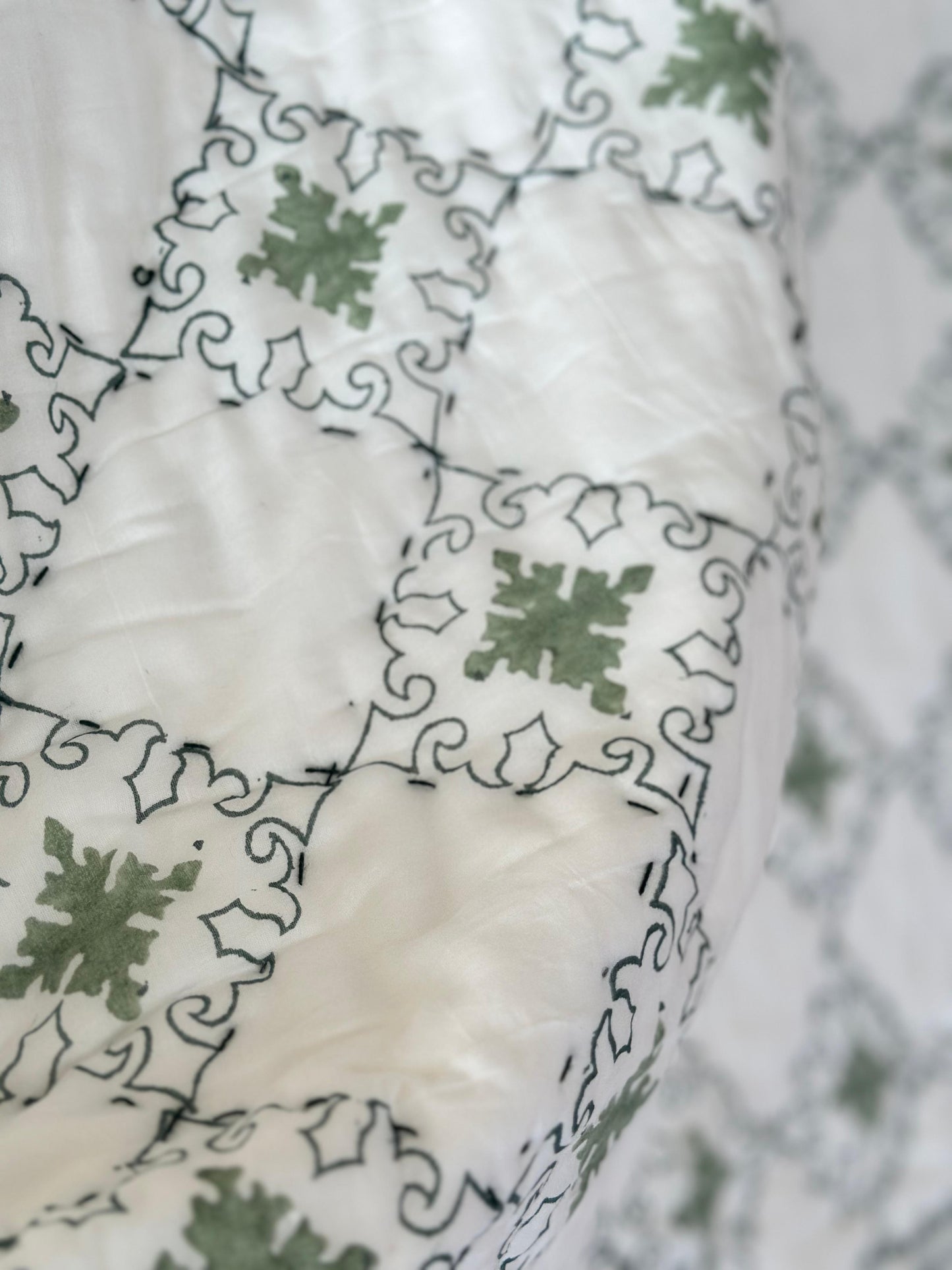 Reversible muslin quilt