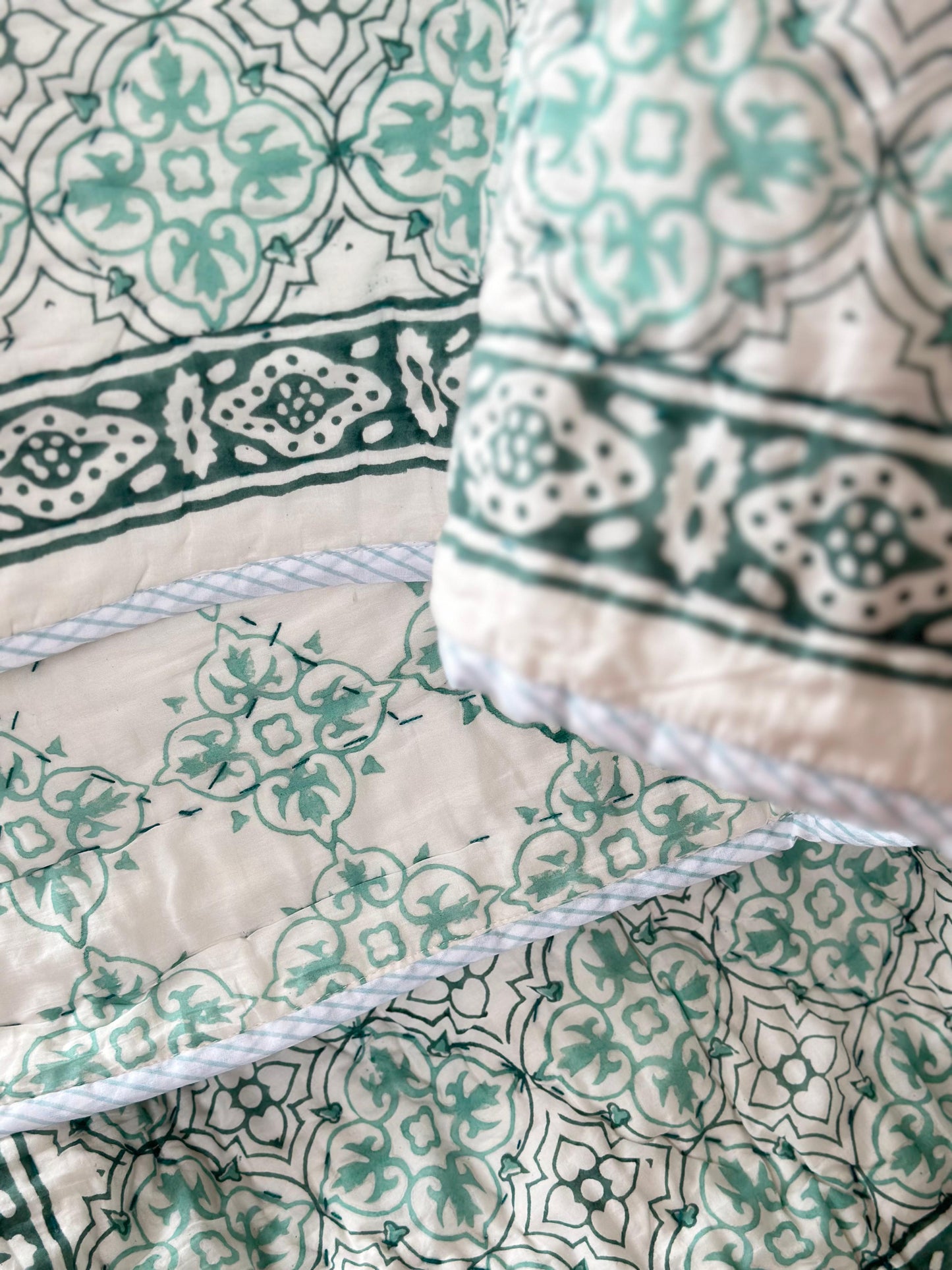 Reversible muslin quilt