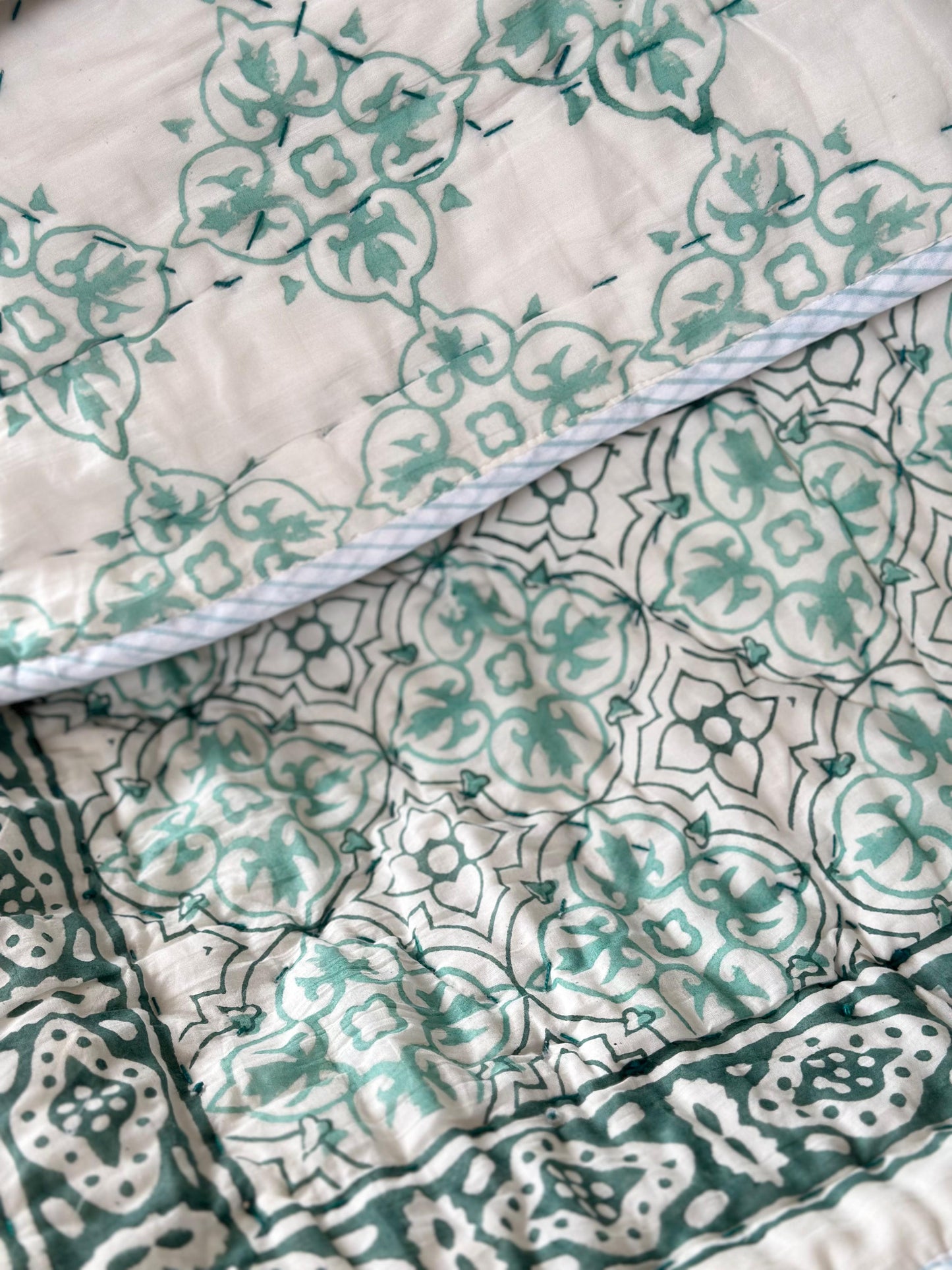 Reversible muslin quilt