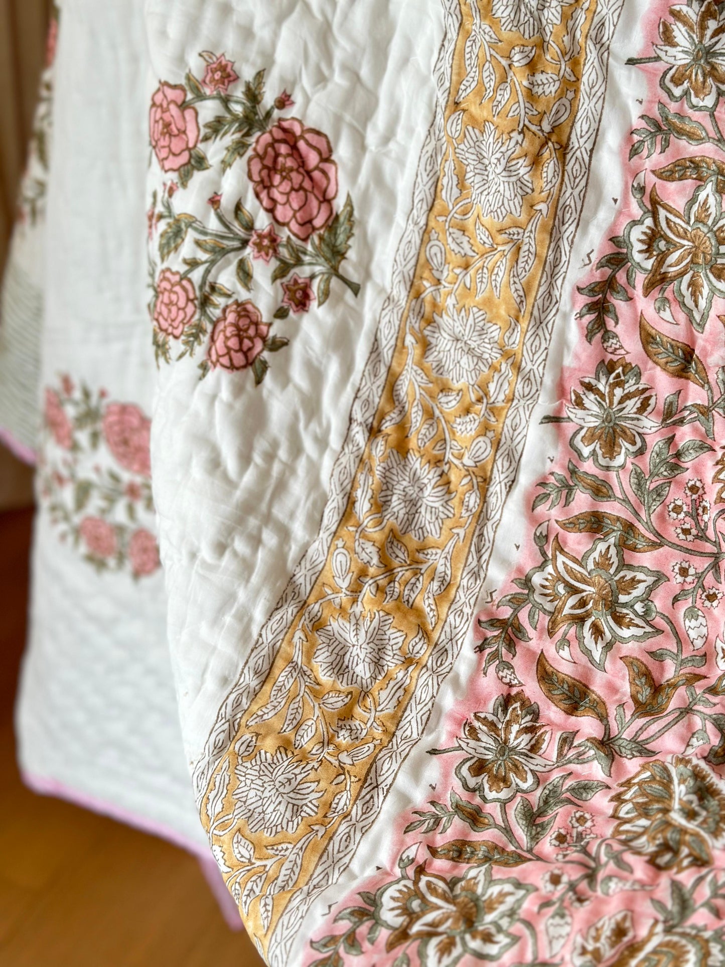 Reversible muslin quilt