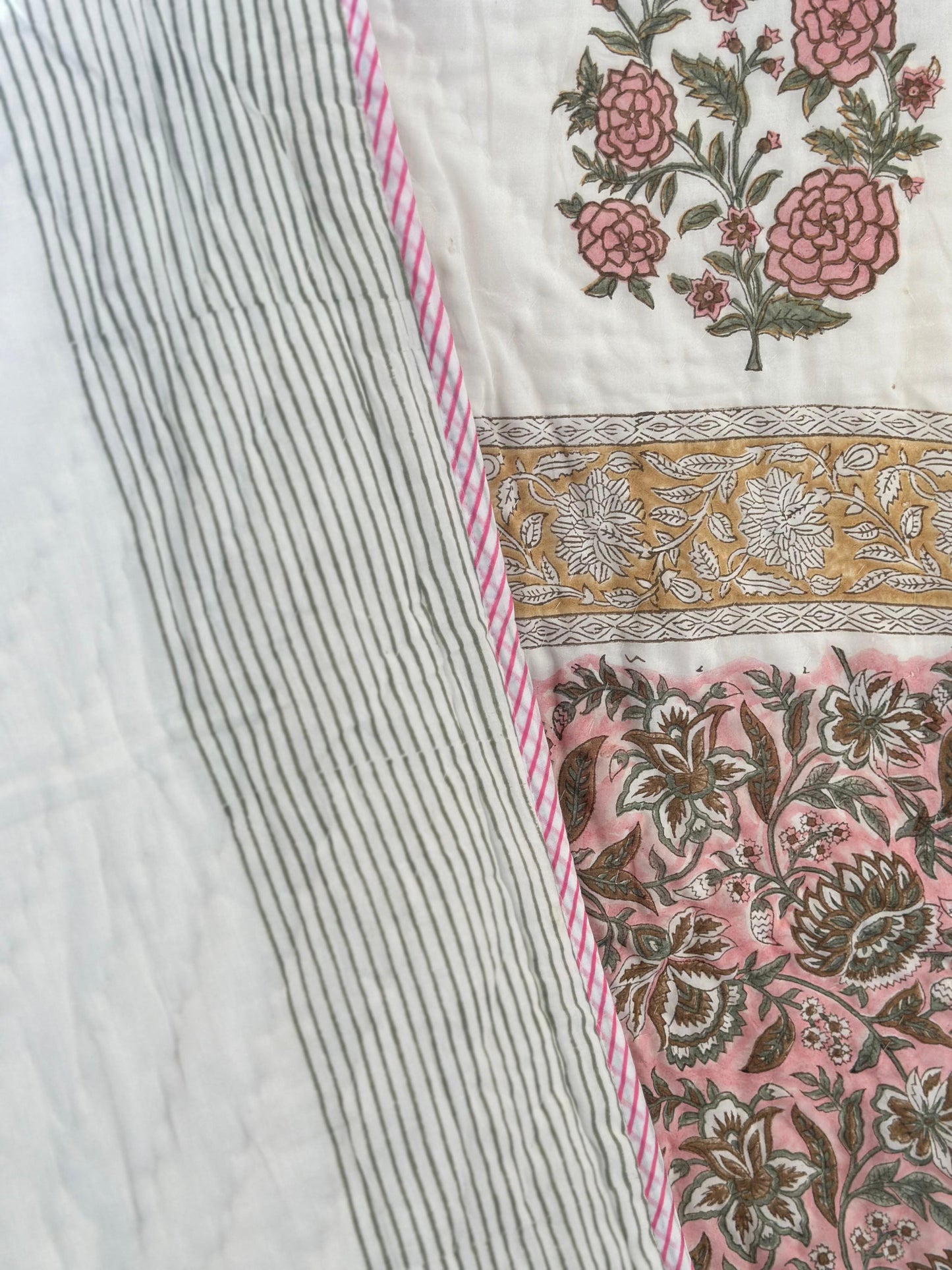 Reversible muslin quilt