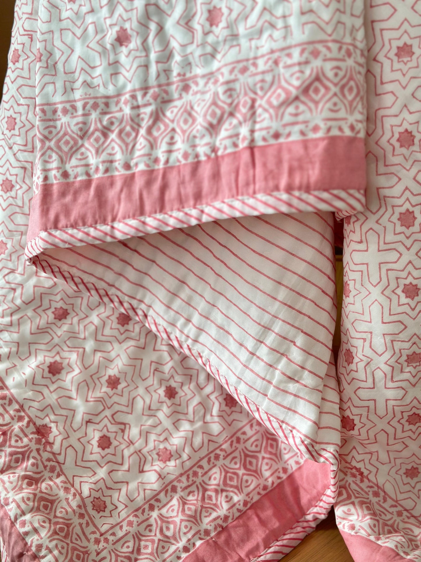 Reversible muslin quilt