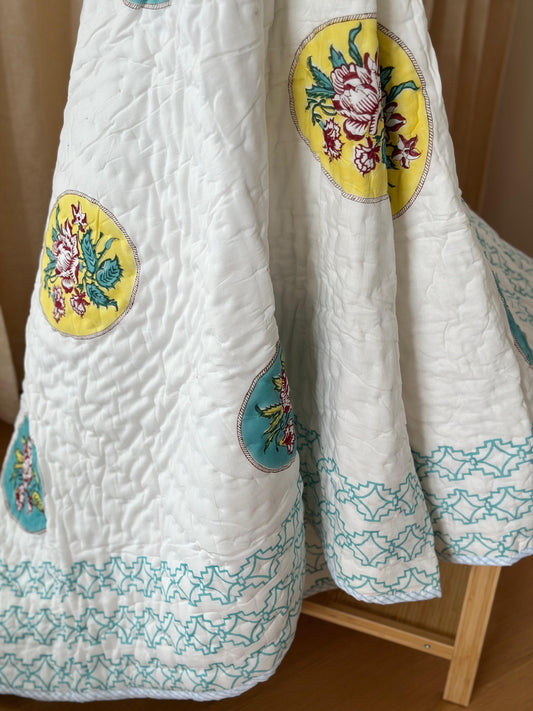 Reversible muslin quilt