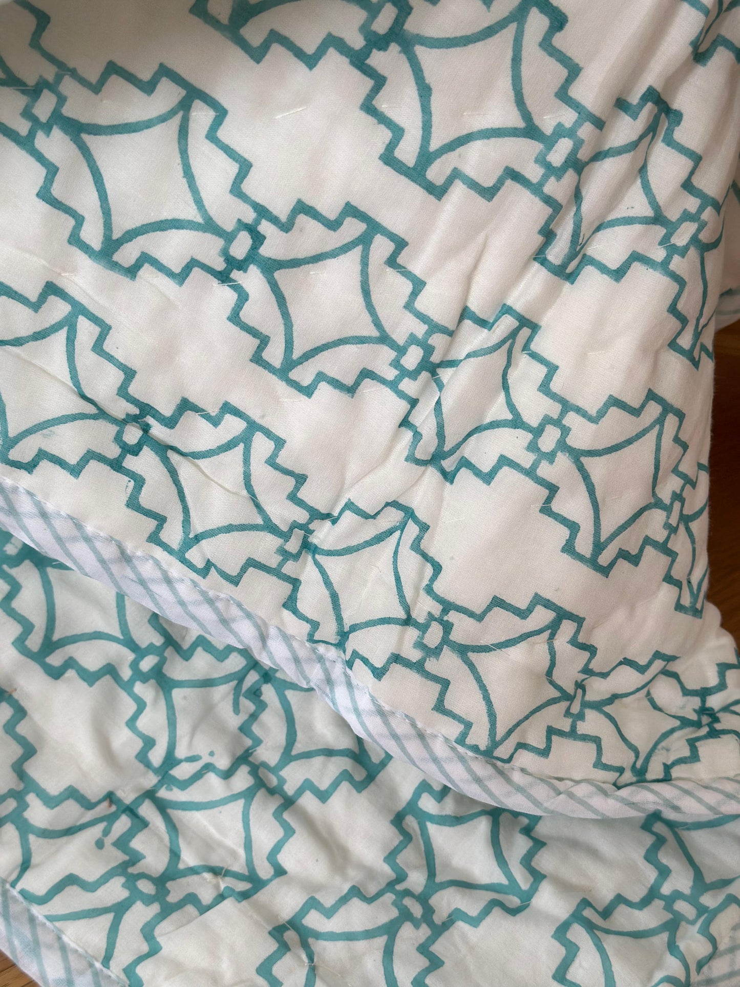 Reversible muslin quilt