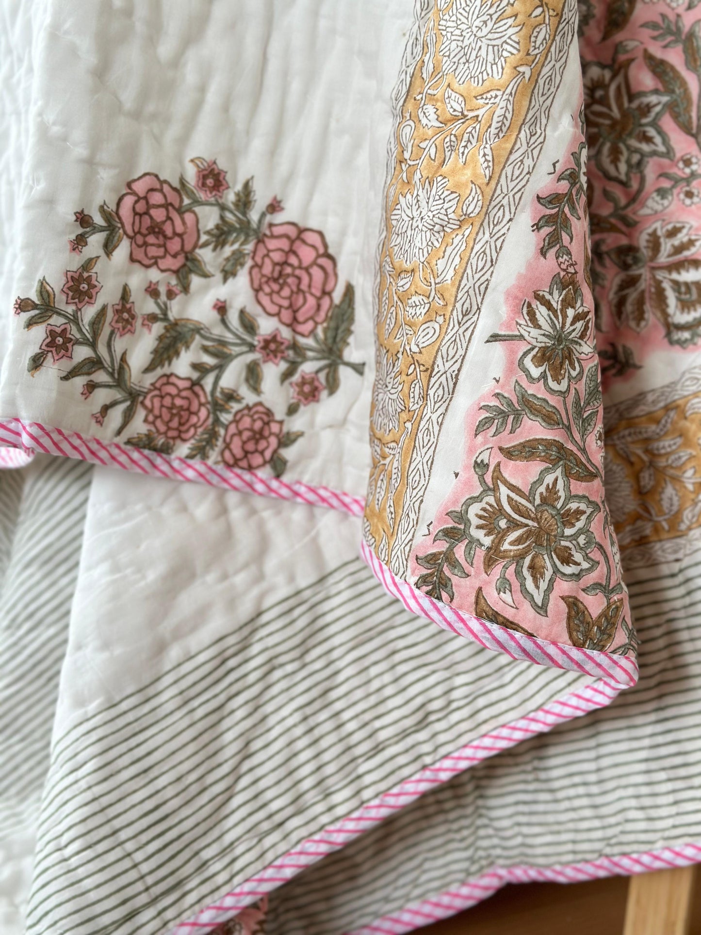 Reversible muslin quilt