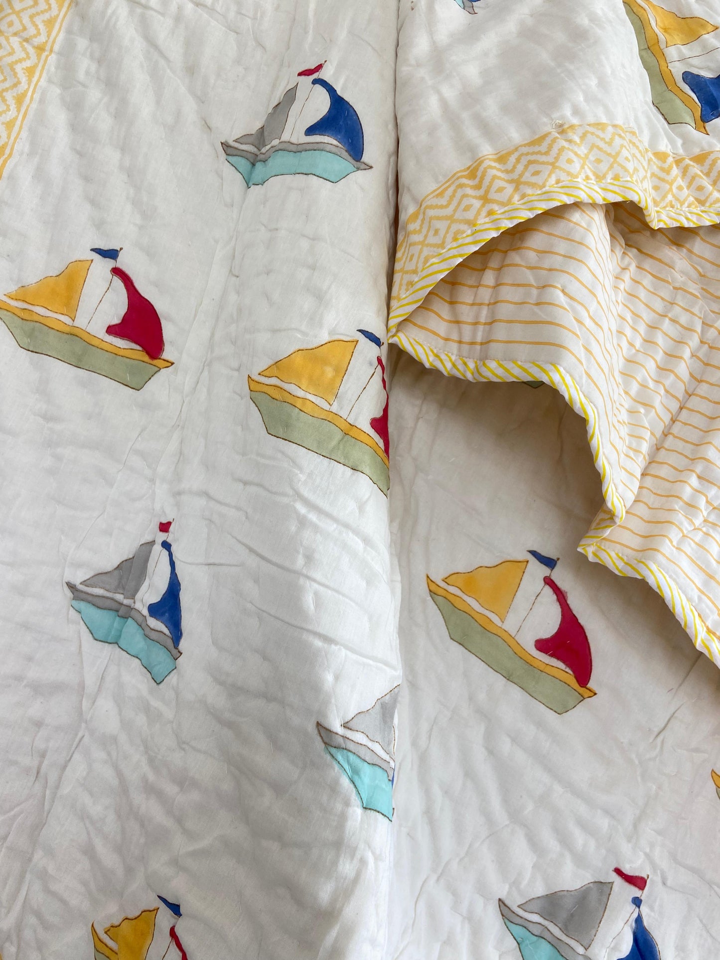 Baby Reversible Muslin Quilt