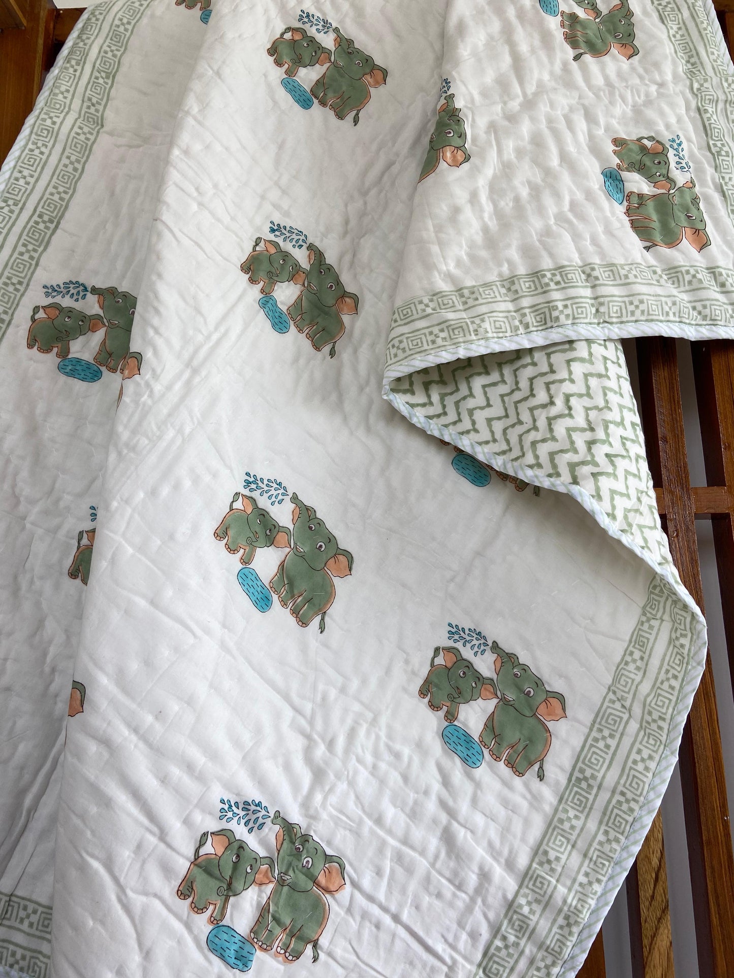 Baby Reversible Muslin Quilt