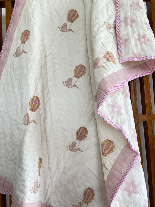 Baby Reversible Muslin Quilt