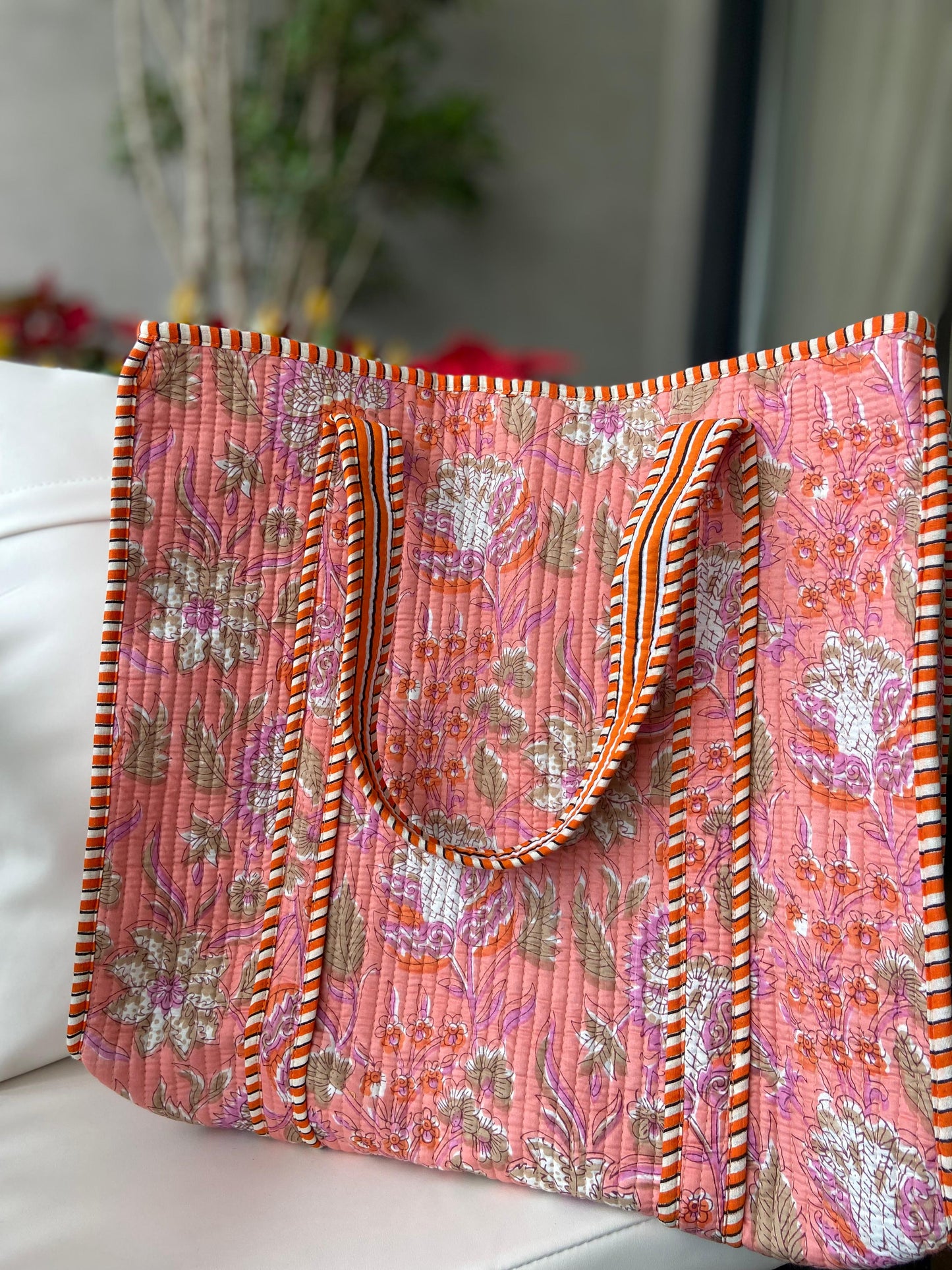 Quilted Tote Bag