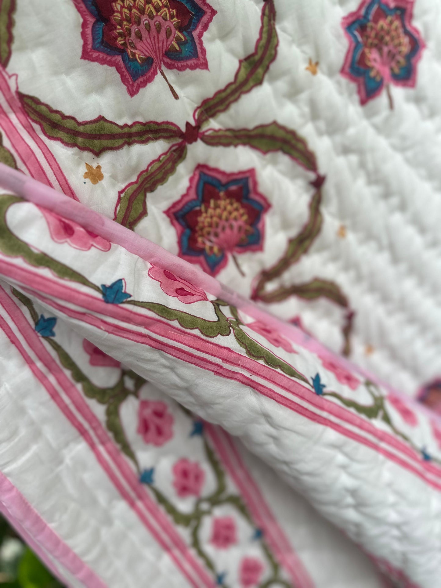 Reversible muslin quilt