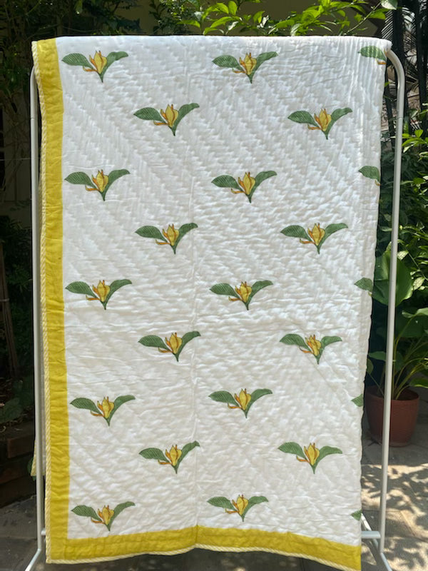 Reversible muslin quilt