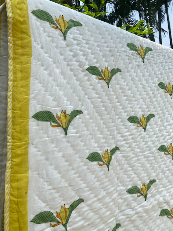 Reversible muslin quilt